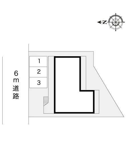 ★手数料０円★さいたま市北区土呂町　月極駐車場（LP）